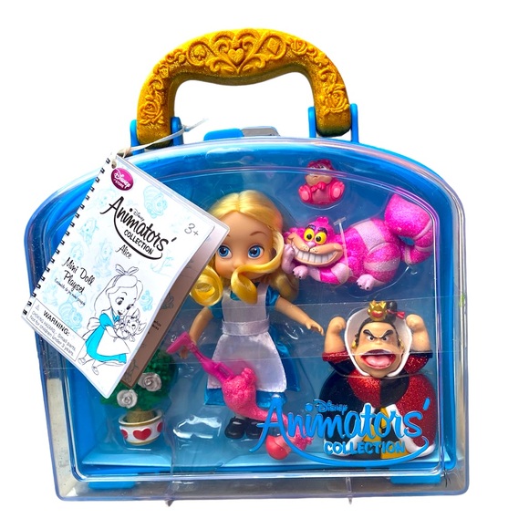 NWT Disney Alice In Wonderland Animations Mini Doll Playset - Picture 2 of 4